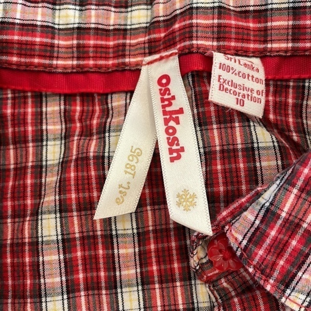 Red plaid shirt 132 - Picture 3 of 3
